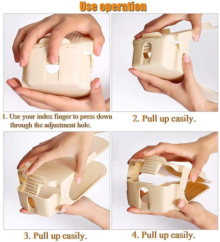 Shoe Organizer - The Adjustable Shoe Rack Space Saver - Urban Heaven