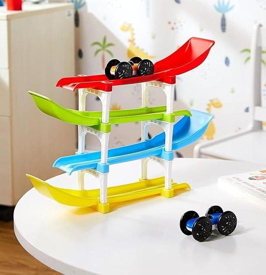 Ramp Racer , Multi level Ramp Racing Car Toy Set - Urban Heaven